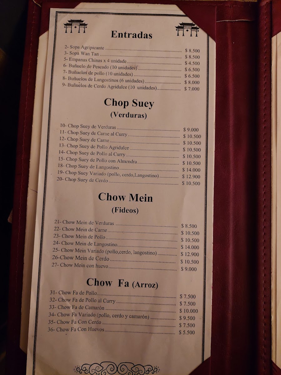 Menu Casa China. Chinese Wok-5