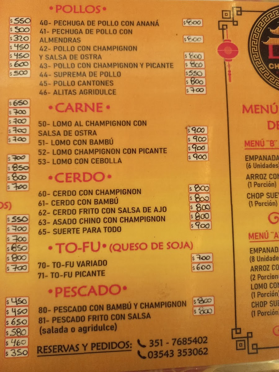 Menu Casa China. Chinese Wok-8